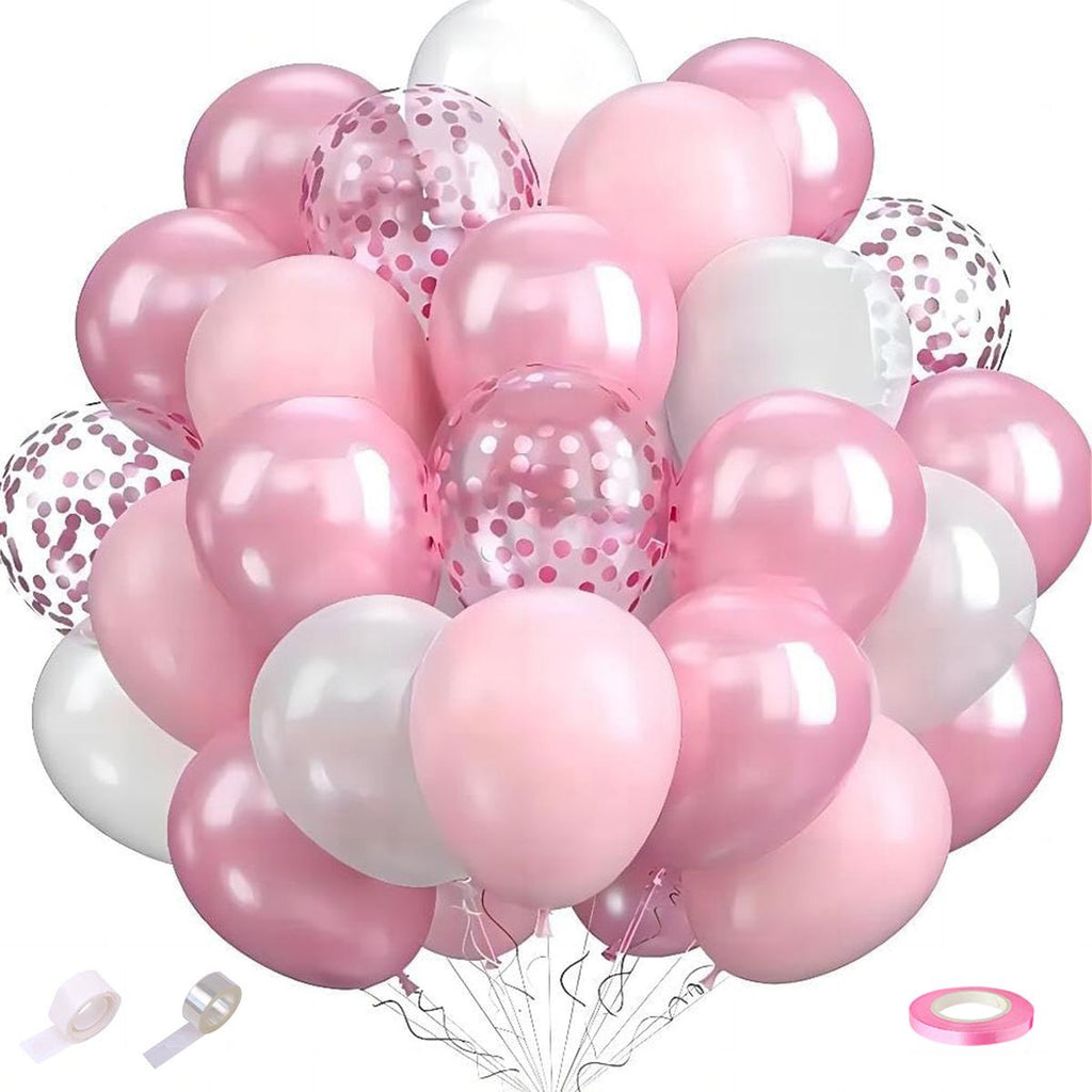 AEELLEEA- Balloon Garland Kit, Latex Balloon Arch Set with Confetti Balloons, Balloon Chain & Glue Dots for Birthday Baby Shower Wedding Decorations