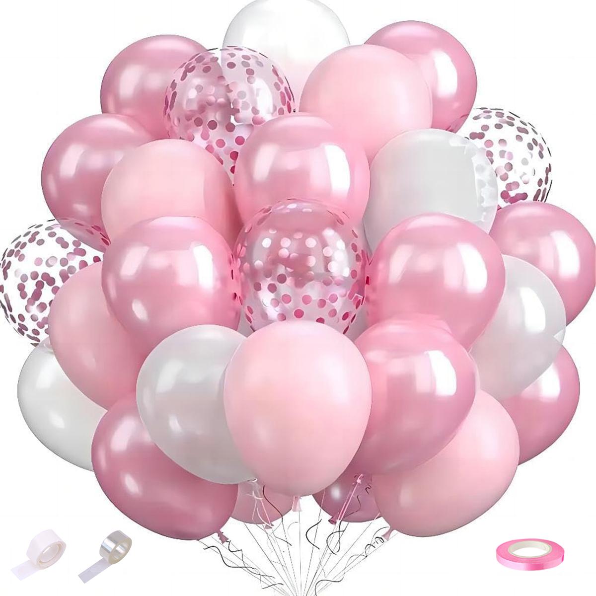 AEELLEEA- Balloon Garland Kit, Latex Balloon Arch Set with Confetti Balloons, Balloon Chain & Glue Dots for Birthday Baby Shower Wedding Decorations