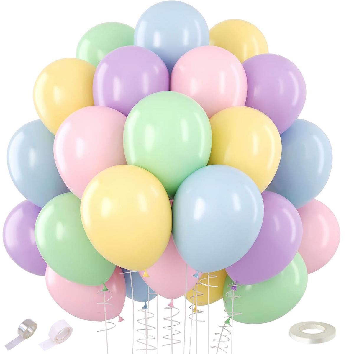 AEELLEEA- Balloon Garland Kit, Latex Balloon Arch Set with Confetti Balloons, Balloon Chain & Glue Dots for Birthday Baby Shower Wedding Decorations