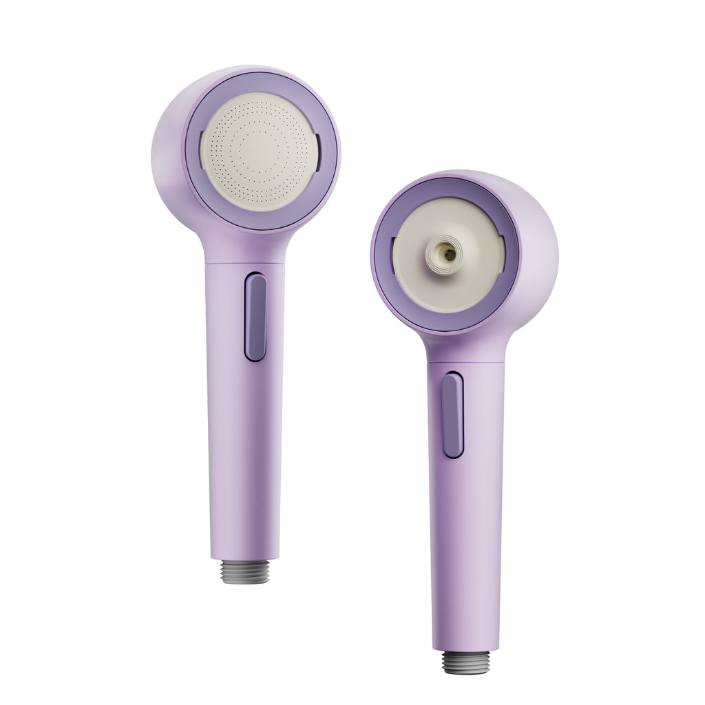 Handheld Shower Head with Reverse-Flush Cleaning, Micro-Spray Nozzles, Easy-Access Control Button and Hose Connection