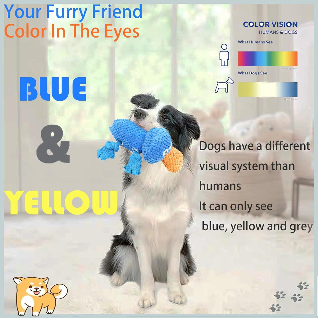 Dog Toys, Wrinkled Paper Plush Toys  Dogs, Durable Dog Squeaky Toys