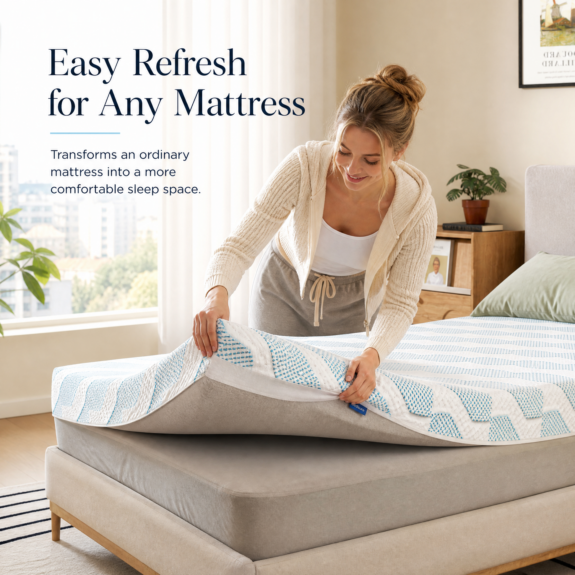 Gel Memory Foam Mattress in a Box, Medium Firm Cooling Mattress with Removable Breathable Cover, Pressure Relief Support for Kids, Guest Room, Apartment and Bunk Bed