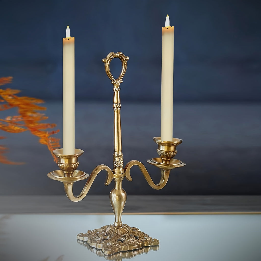 Flameless Ivory Taper Candles Flickering with 10-Key Remote, LED Warm 3D Wick Light Window Candles Real Wax Pack of 10, Christmas Home Wedding Decor