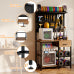 3D Printer Stand Workstation with Filament Storage, Printer Shelf Desk with Pegboard Hooks Drawer and Power Station for Garage Studio