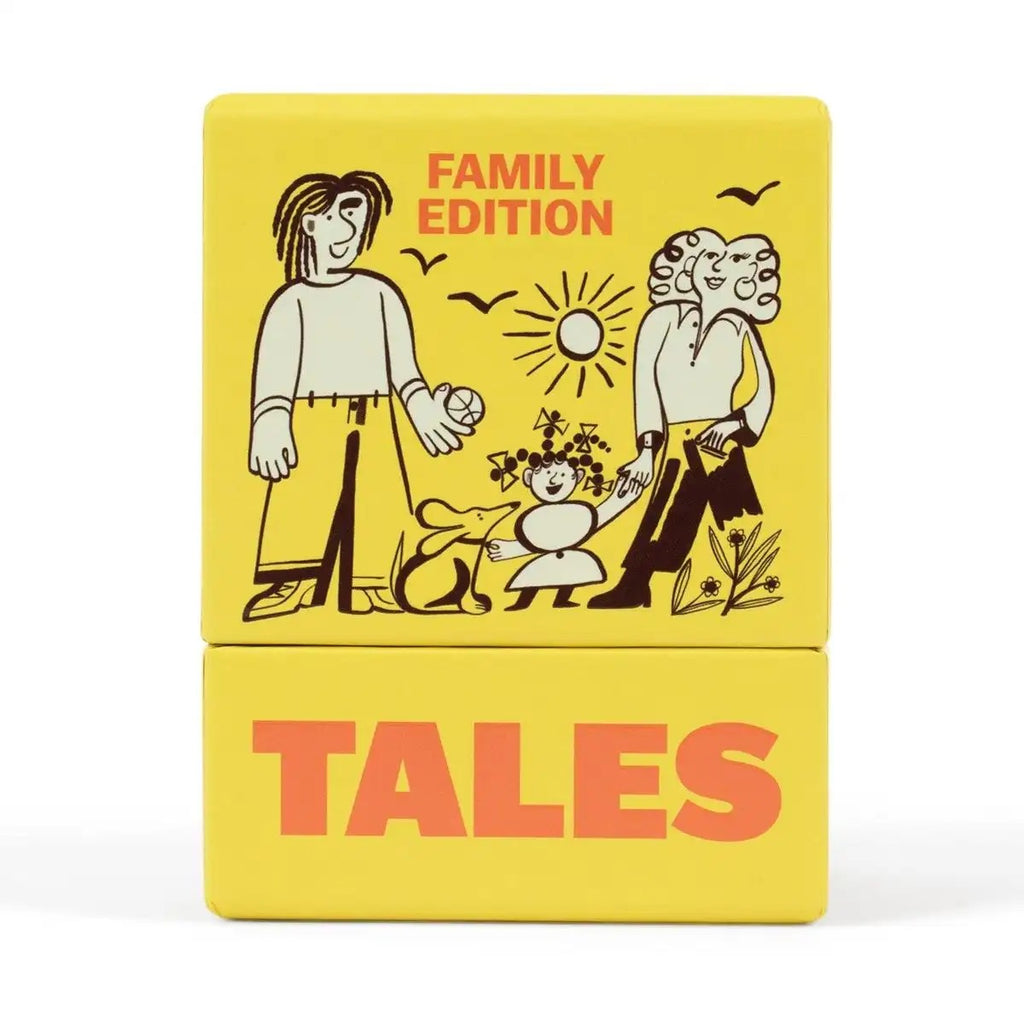 Tales Family Edition Conversation Cards, 150 Question Cards, Christmas Gift for Family Night, Fun Party Card Game for Kids & Adults Holiday Gathering