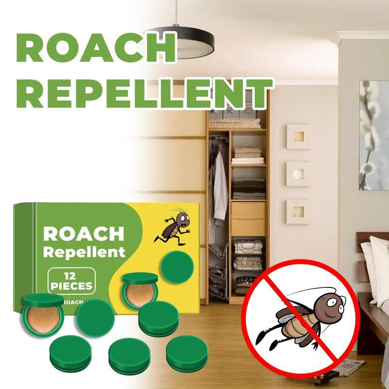 Cockroach Gel Bait Pest Control Kit, 12-Piece Roach Repellent and Exterminator Treatment for Indoor & Outdoor Use in Kitchens, Garages and Basements