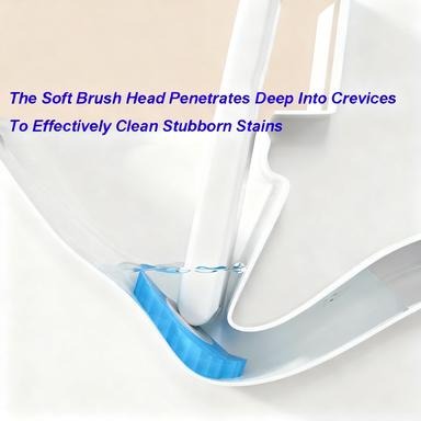 Disposable Toilet Brush with 24 Replacement Refill Heads, Wall‑Mounted Toilet Bowl Cleaning System, Deep‑Clean Toilet Scrubber, No‑Touch Disposal, Bathroom Cleaning Tools