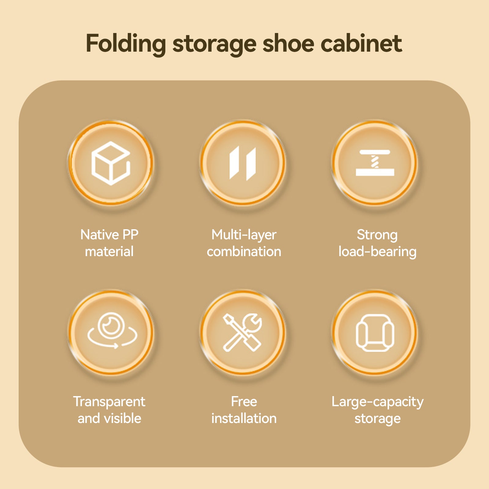 Stackable Shoe Rack and Organizer Shelf– Portable, Collapsible, Free-Standing Storage for Shoes, Sneakers, Shoe Boxes, Closet, Garage, Entryway