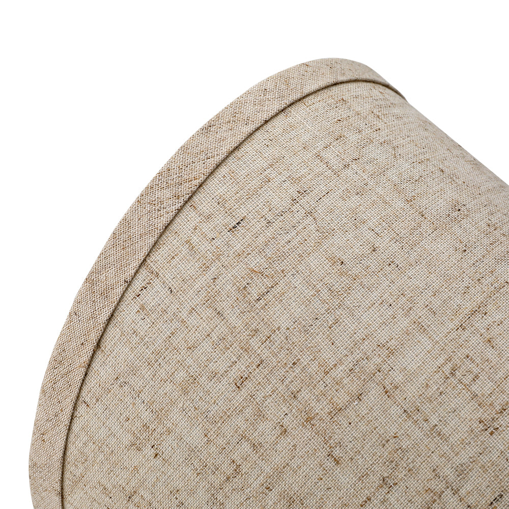 Beige Linen Clip-On Lamp Shades 4"×7"×6", Fabric Replacement Shades for Wall Sconces & Chandeliers