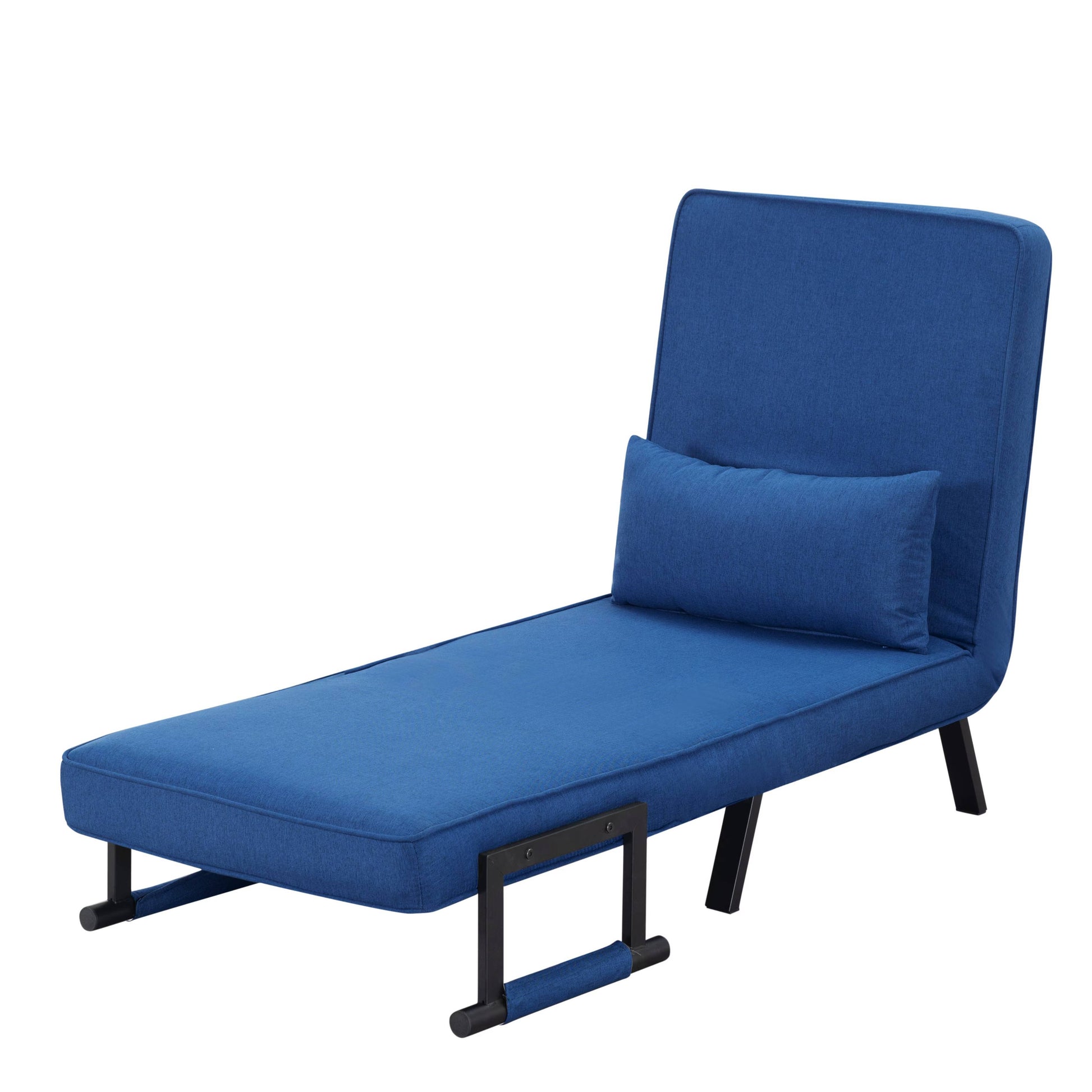 26” Folding Arm Chair Lounge 4-in-1 Convertible Sofa Bed