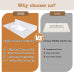 37 Inch Bathroom Vanity Top with Sink, White Marble Look Countertop with Undermount Rectangular Sink, 3 Pre-Drilled Holes