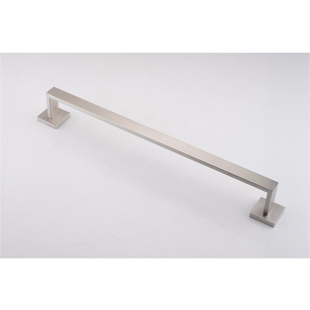 AEELLEEA Brushed Nickel Bathroom Hardware Kit, 23.82in Towel Bar, 4 in 1 Wall Mount Towel & Toilet Accessory Set