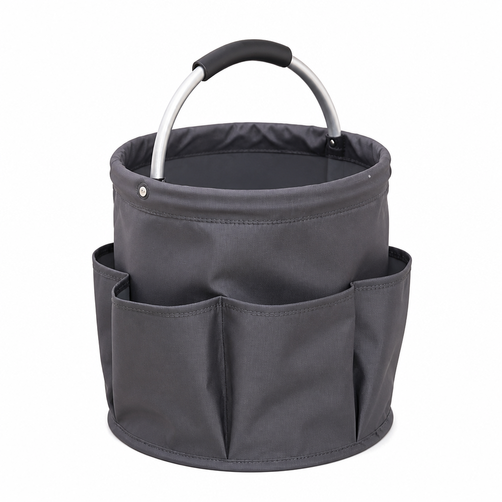 Collapsible Basket with Handles: Picnic, Beach, Garden Harvest