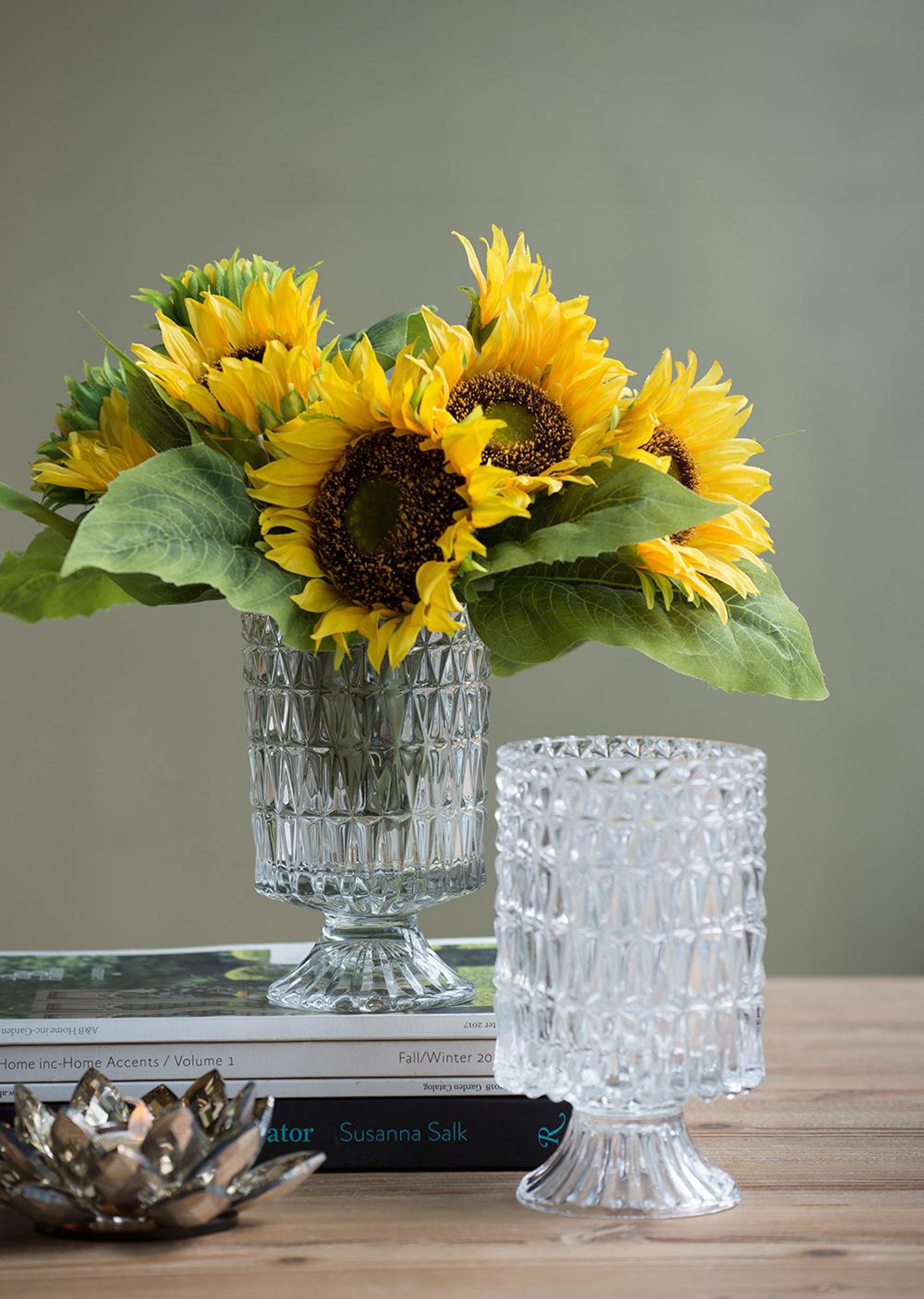 Set of 3, 14x14x15" Sunflower Bundle X7
