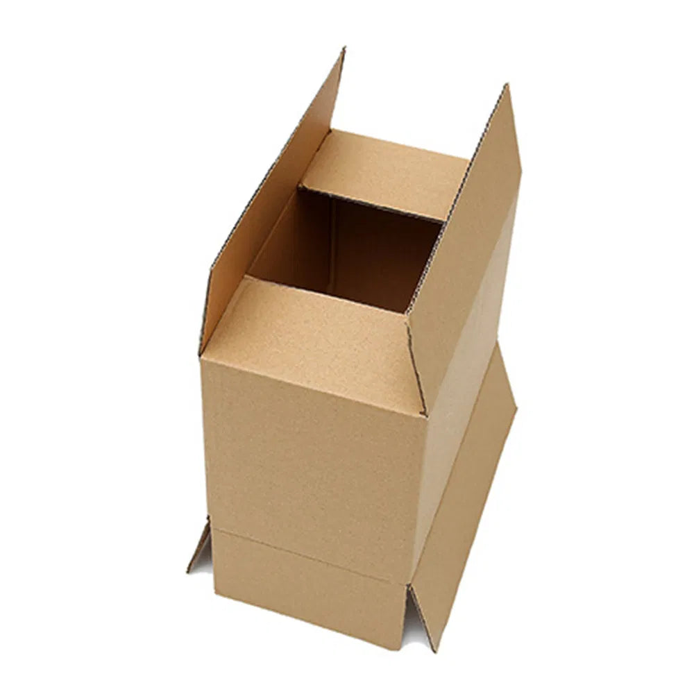 100-Pack 6" x 4" x 4" Corrugated Shipping Boxes, Small Cardboard Mailing & Packing Boxes - Kraft