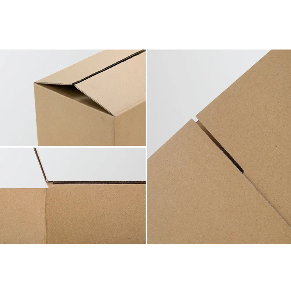 100-Pack 6" x 4" x 4" Corrugated Shipping Boxes, Small Cardboard Mailing & Packing Boxes - Kraft