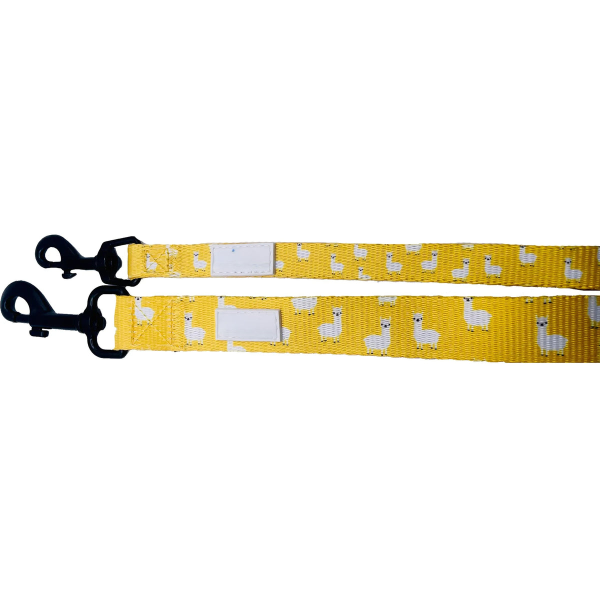 Cutie Ties Yellow Small Dog Leash, Cute Solid Yellow Nylon Pet Lead, Padded Loop Handle, 5ft 1/2 Inch Width for Small Dogs