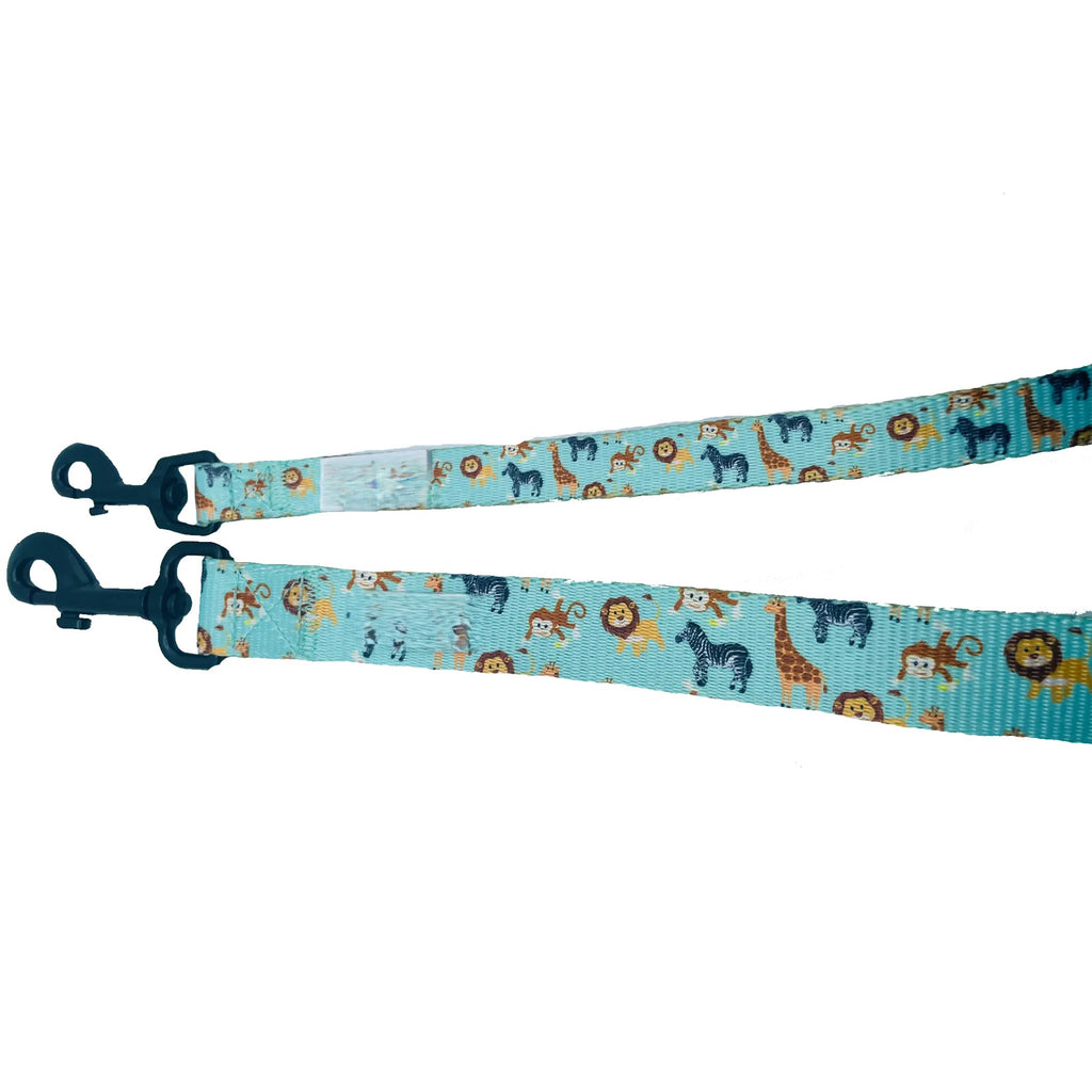 Cutie Ties Green Small Dog Leash, Solid Green Nylon Pet Lead, Padded Loop Handle, 5ft 1/2 Inch Width for Small Dogs