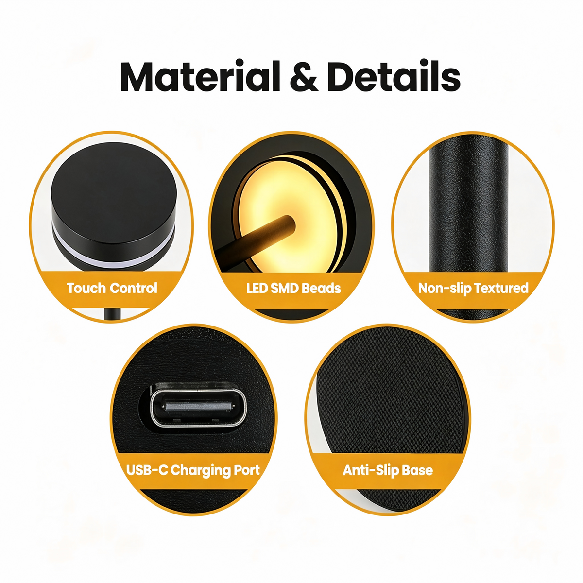 2 Packs LED Cordless Table Lamp, Portable Operated LED Desk Lamp, 3 Color Dimmable, Lighting for Home Décor,  Ambient Mood Light For Bar Pub