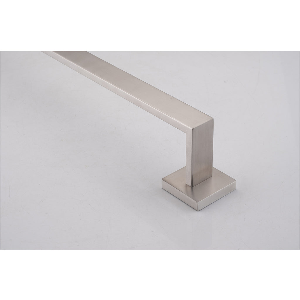AEELLEEA Brushed Nickel Bathroom Hardware Kit, 23.82in Towel Bar, 4 in 1 Wall Mount Towel & Toilet Accessory Set