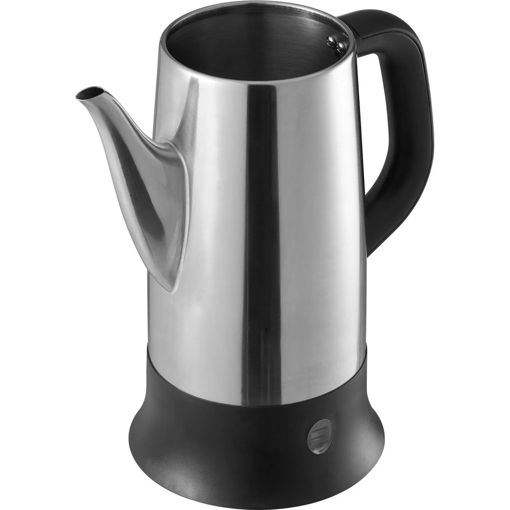 AEELLEEA 12-Cup Electric Coffee Percolator, 304 Steel Maker, Quick Brew, Keep Warm, Cool-Touch Handle, Easy-Pour Spout, Silver
