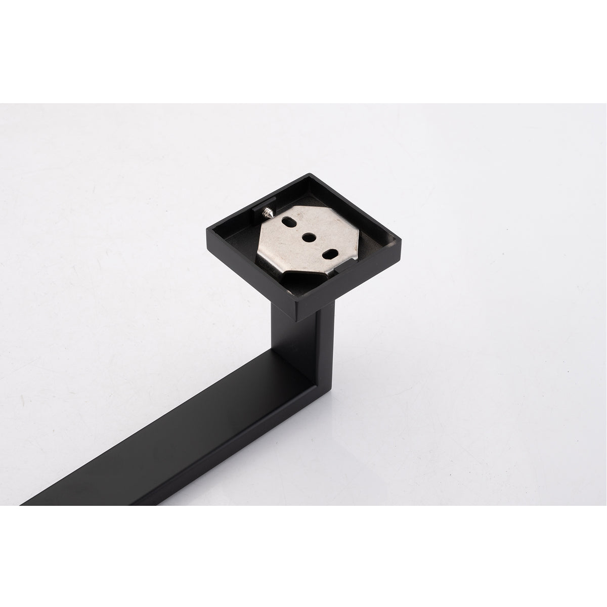 AEELLEEA Matte Black Bathroom Hardware Kit, 23.82in Towel Bar, 4 in 1 Wall Mount Bathroom Accessory Set