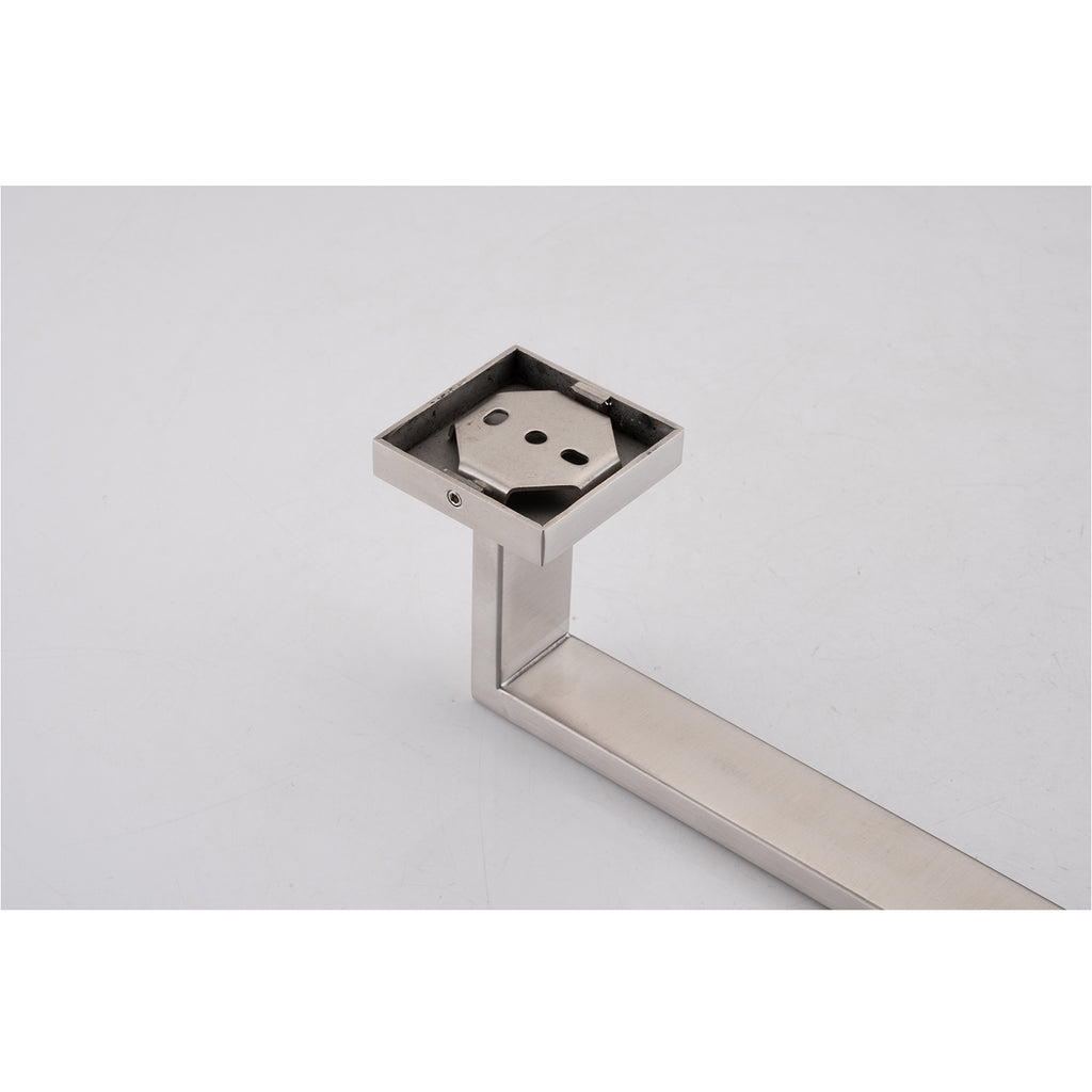 AEELLEEA Brushed Nickel Bathroom Hardware Kit, 23.82in Towel Bar, 4 in 1 Wall Mount Towel & Toilet Accessory Set
