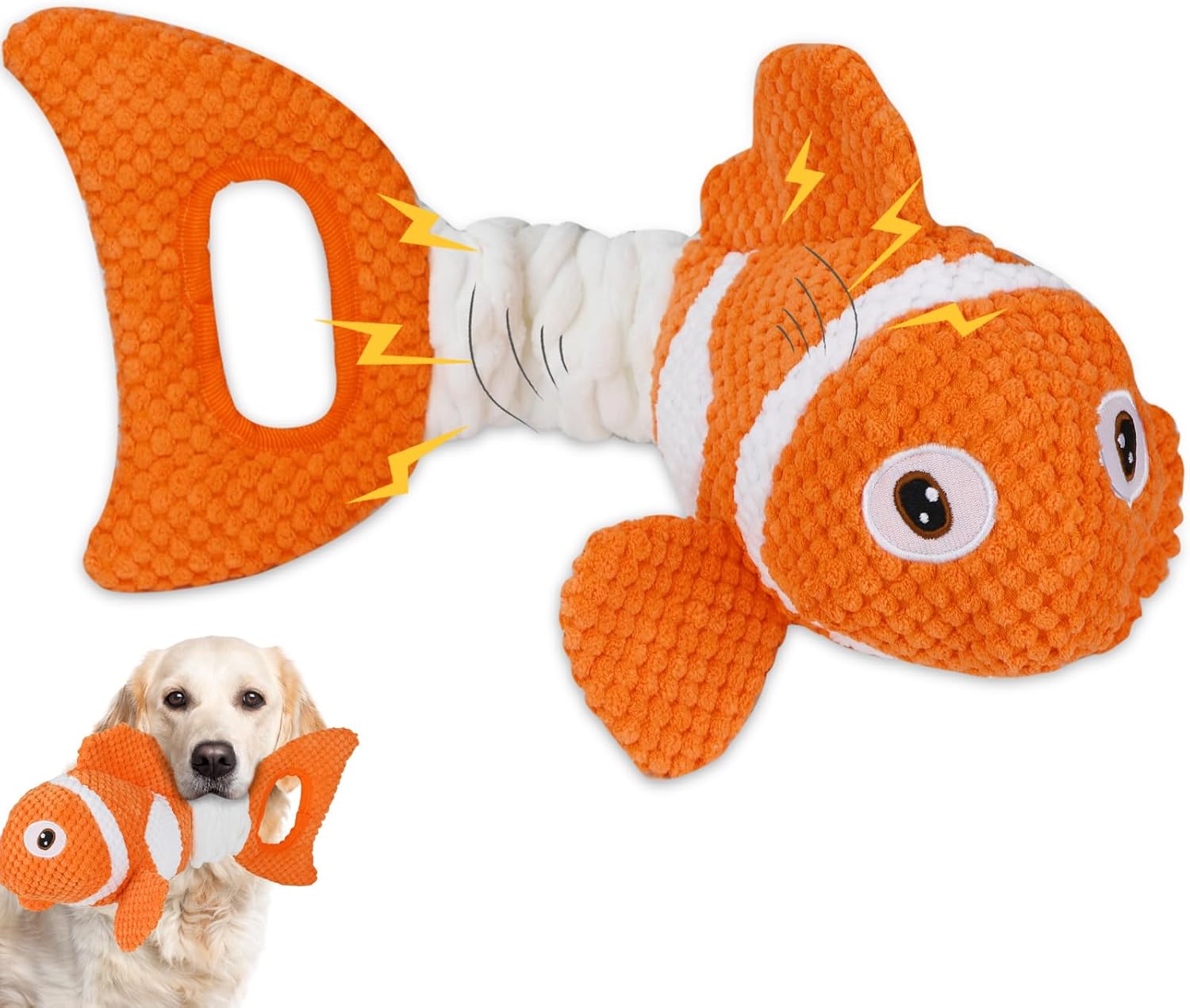 ZippyPaws Durable Interactive Tug Dog Toy: Soft Fabric, Indoor/Outdoor for All Dogs