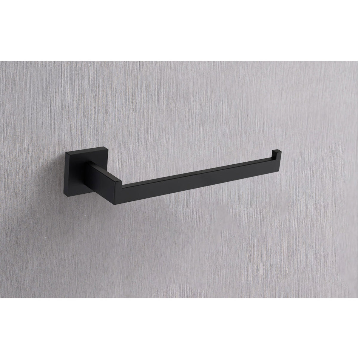 AEELLEEA Matte Black Bathroom Hardware Kit, 23.82in Towel Bar, 4 in 1 Wall Mount Bathroom Accessory Set