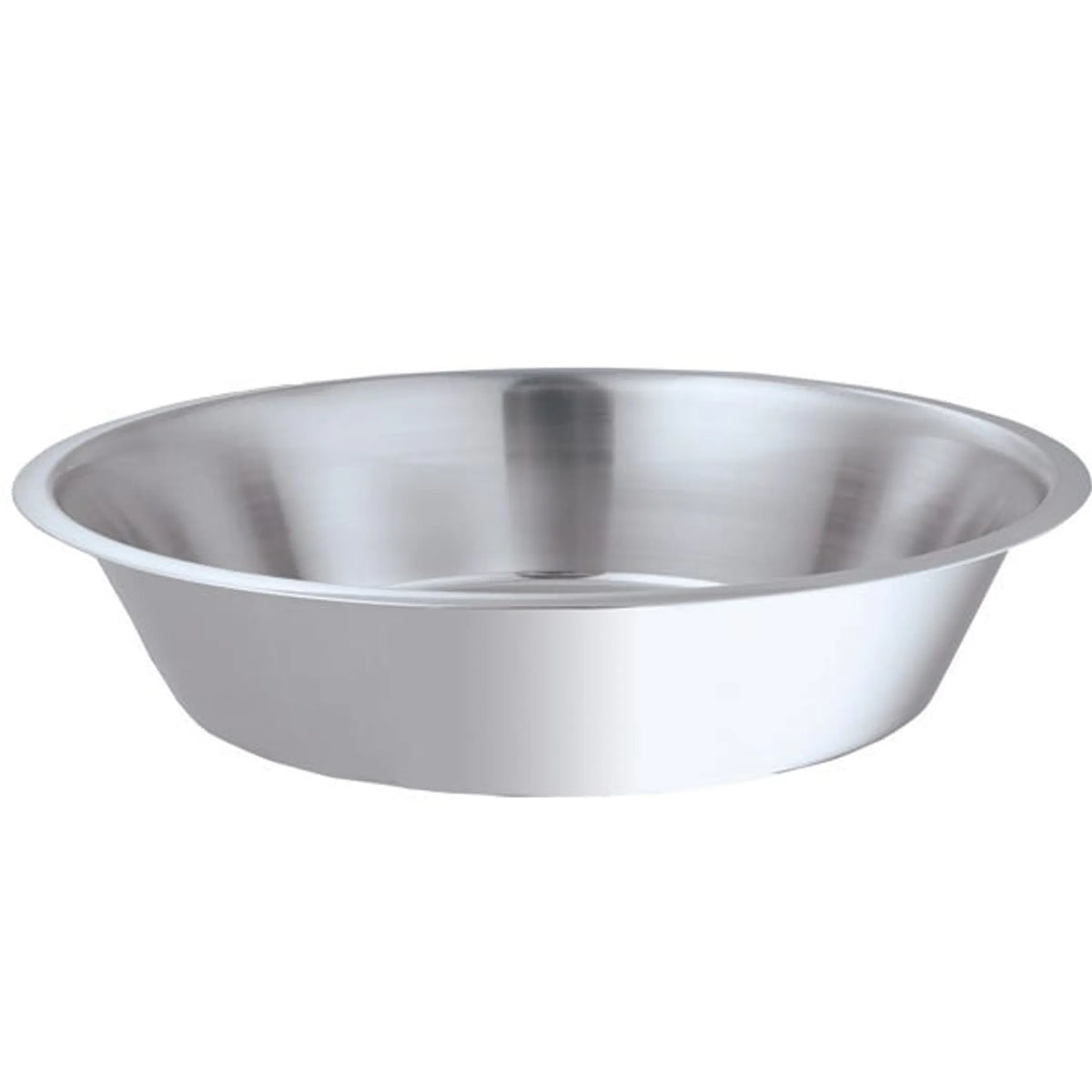 6-Pack 14 oz Stainless Steel Cat Bowls, Low-Profile Food & Water Dishes, Dishwasher Safe, Silver
