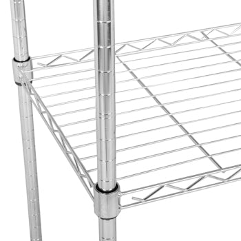 AEELLEEA 8-Tier Wire Storage Shelving Unit, 23.6"W x13.8"D x70.9"H, Heavy Duty Adjustable Metal Rack for Kitchen & Pantry