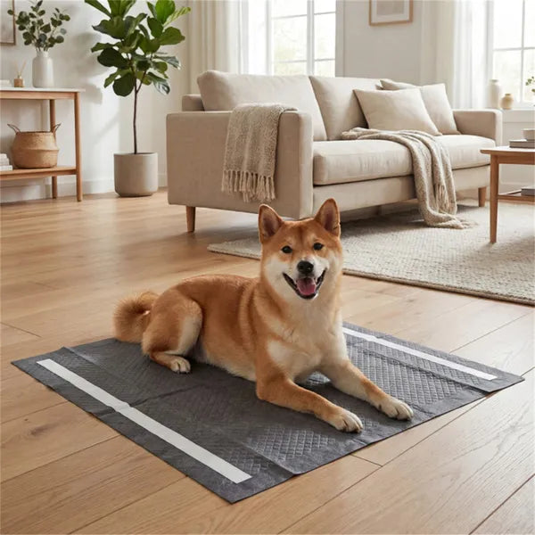 150 Pack 24x24 Charcoal Dog Pee Pads, 6-Layer Activated Carbon Odor Control Leak-Proof Puppy Training Pads