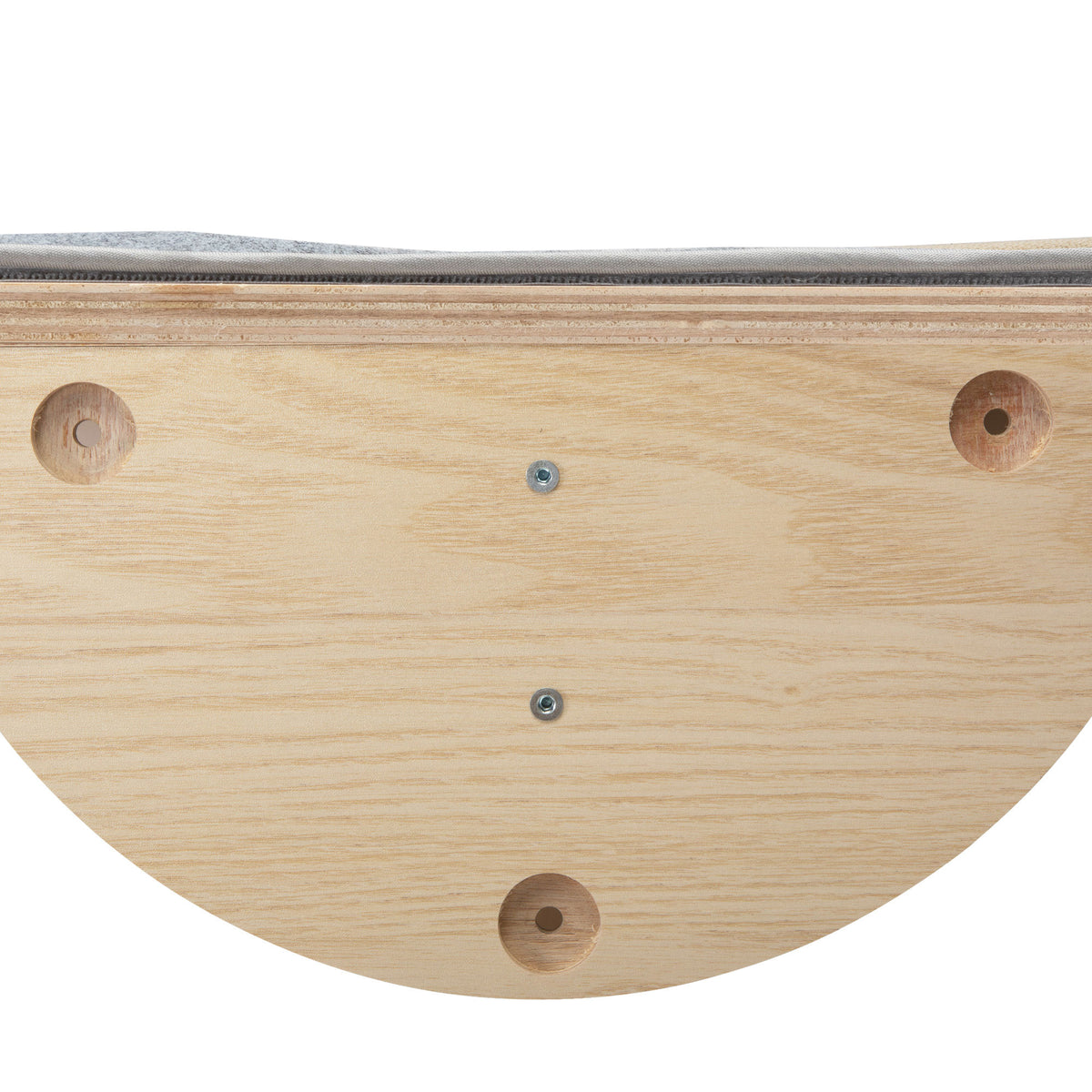 Wooden Suction Cup Cat Window Perch, Window Mount Cat Shelf with Washable Felt Pad, Cat Window Seat for Indoor Cats Sunbathing