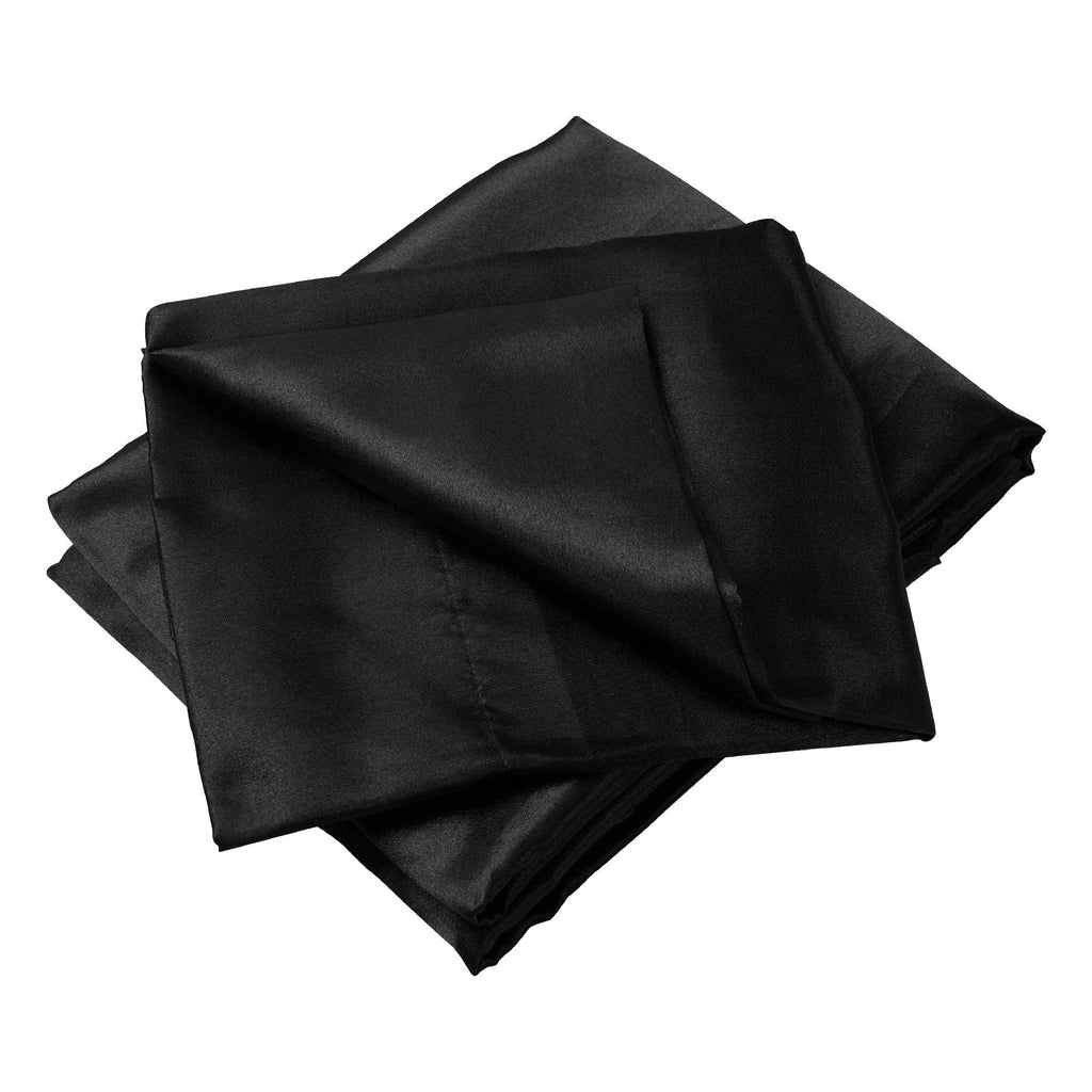 Satin Bed Sheets, King Size Sheets Set, 4 Pcs Silky Bedding Set with 15 Inches Deep Pocket for Mattress (King)