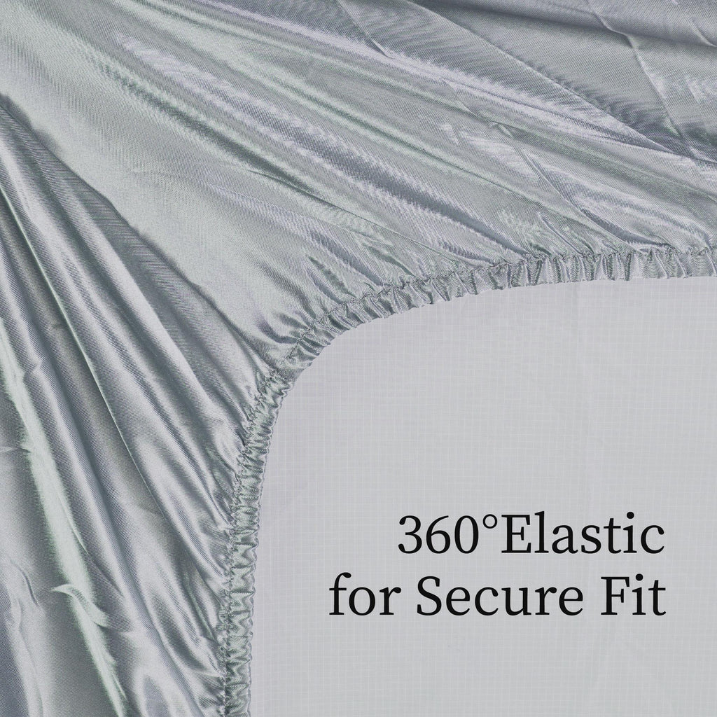 Satin Bed Sheets, Queen Size Sheets Set, 4 Pcs Silky Bedding Set with 15 Inches Deep Pocket for Mattress (Queen