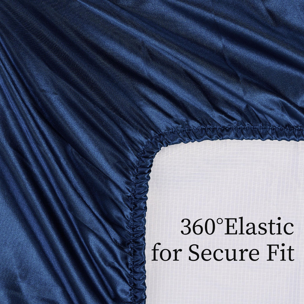 Satin Bed Sheets, Full Size Sheets Set, 4 Pcs Silky Bedding Set with 15 Inches Deep Pocket for Mattress