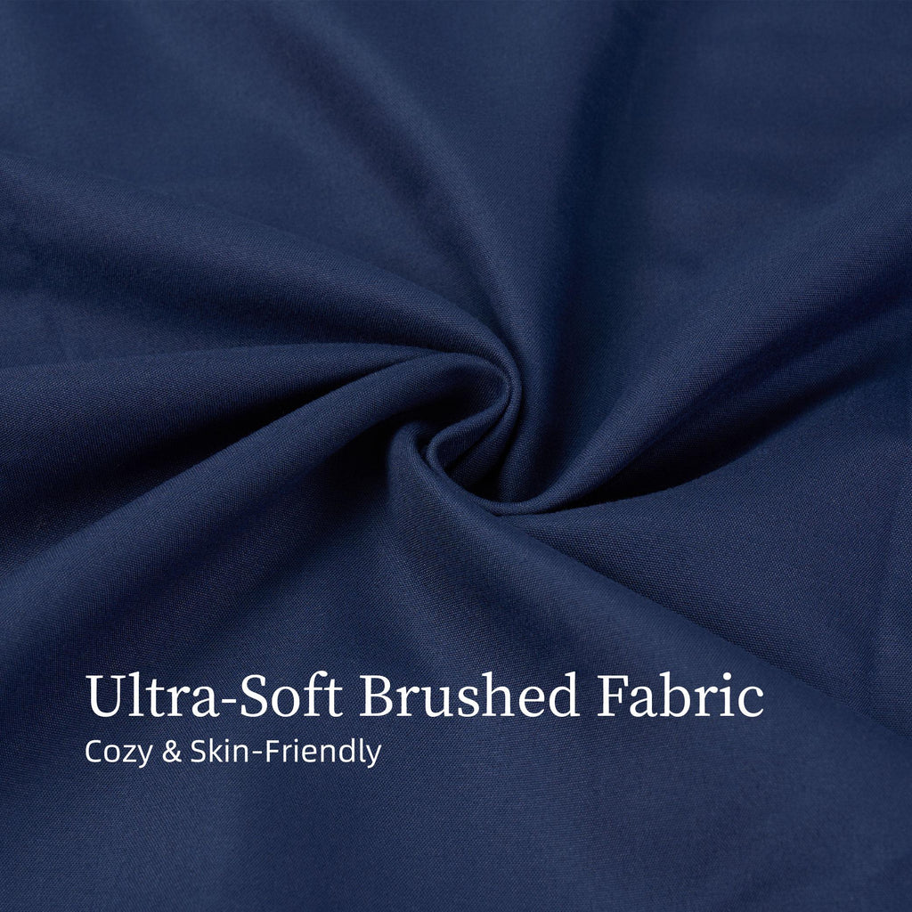 Bedding King Bed Sheets Set - 4 Piece Bedding - Brushed Microfiber - Shrinkage and Fade Resistant - Easy Care (King