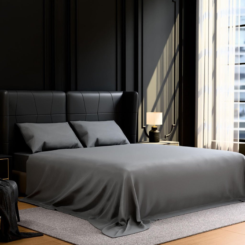 Bedding Queen Bed Sheets Set - 4 Piece Bedding - Brushed Microfiber - Shrinkage and Fade Resistant - Easy Care Queen