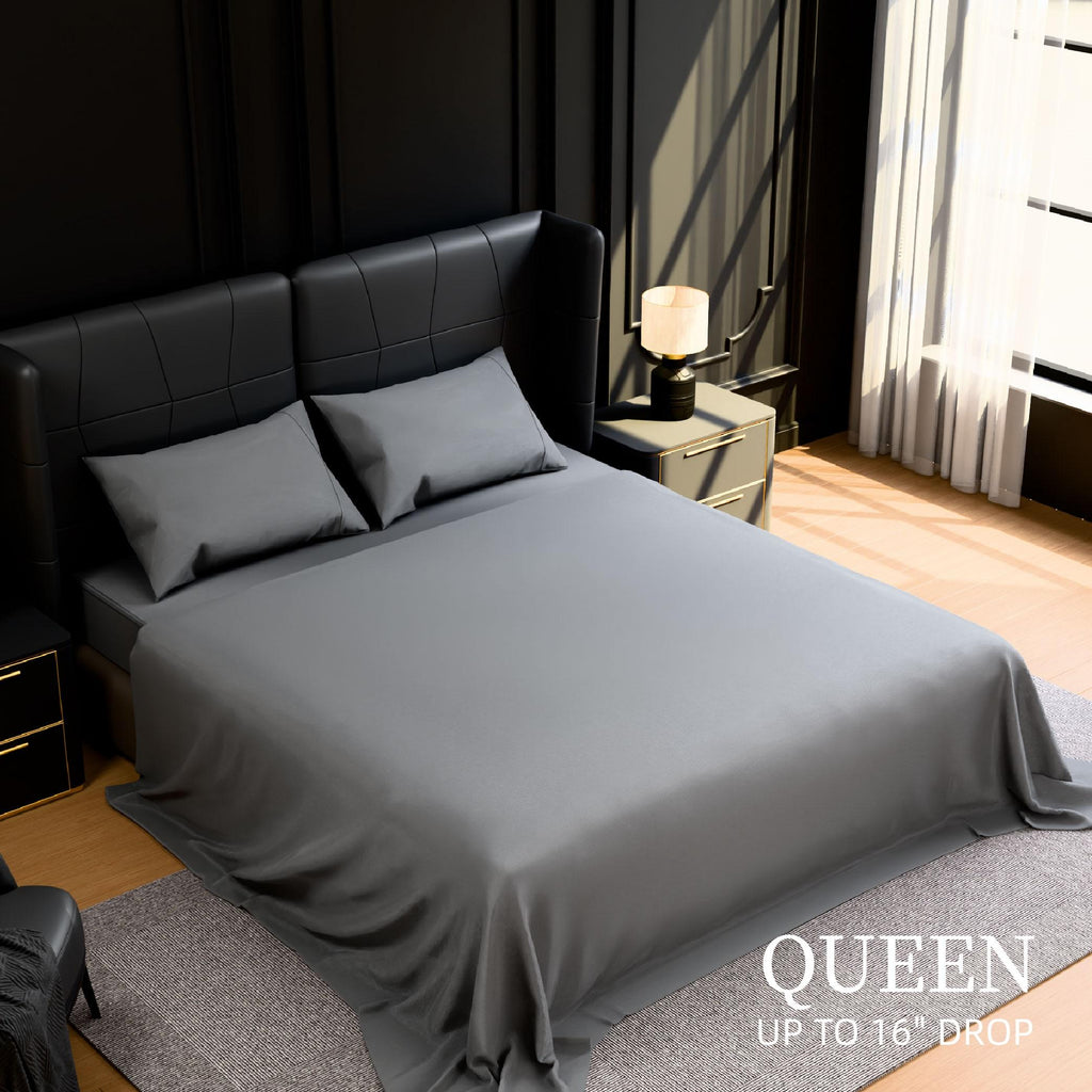 Bedding Queen Bed Sheets Set - 4 Piece Bedding - Brushed Microfiber - Shrinkage and Fade Resistant - Easy Care Queen