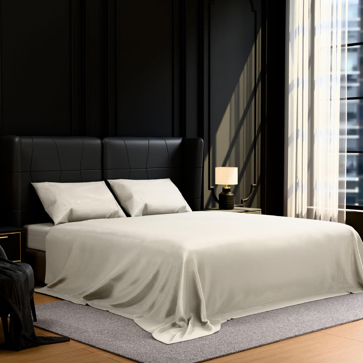 Bedding Full Bed Sheets Set - 4 Piece Bedding - Brushed Microfiber - Shrinkage and Fade Resistant - Easy Care Full