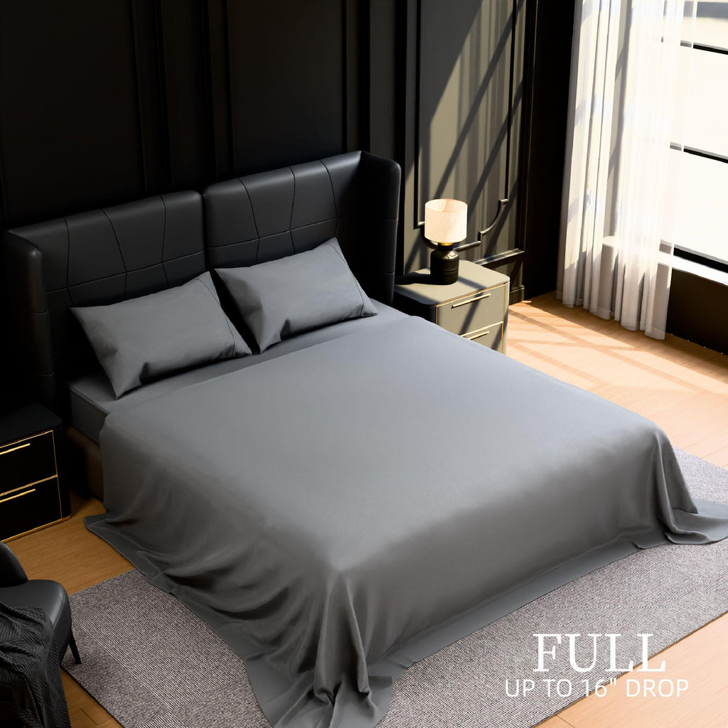 Bedding Full Bed Sheets Set - 4 Piece Bedding - Brushed Microfiber - Shrinkage and Fade Resistant - Easy Care Full