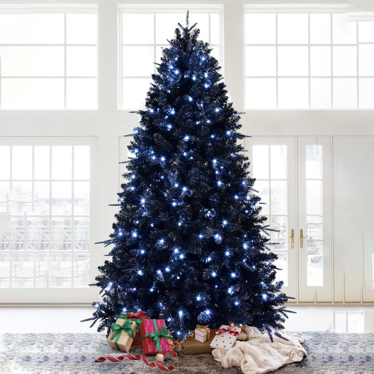 5ft PE/PVC mixed Black tree
