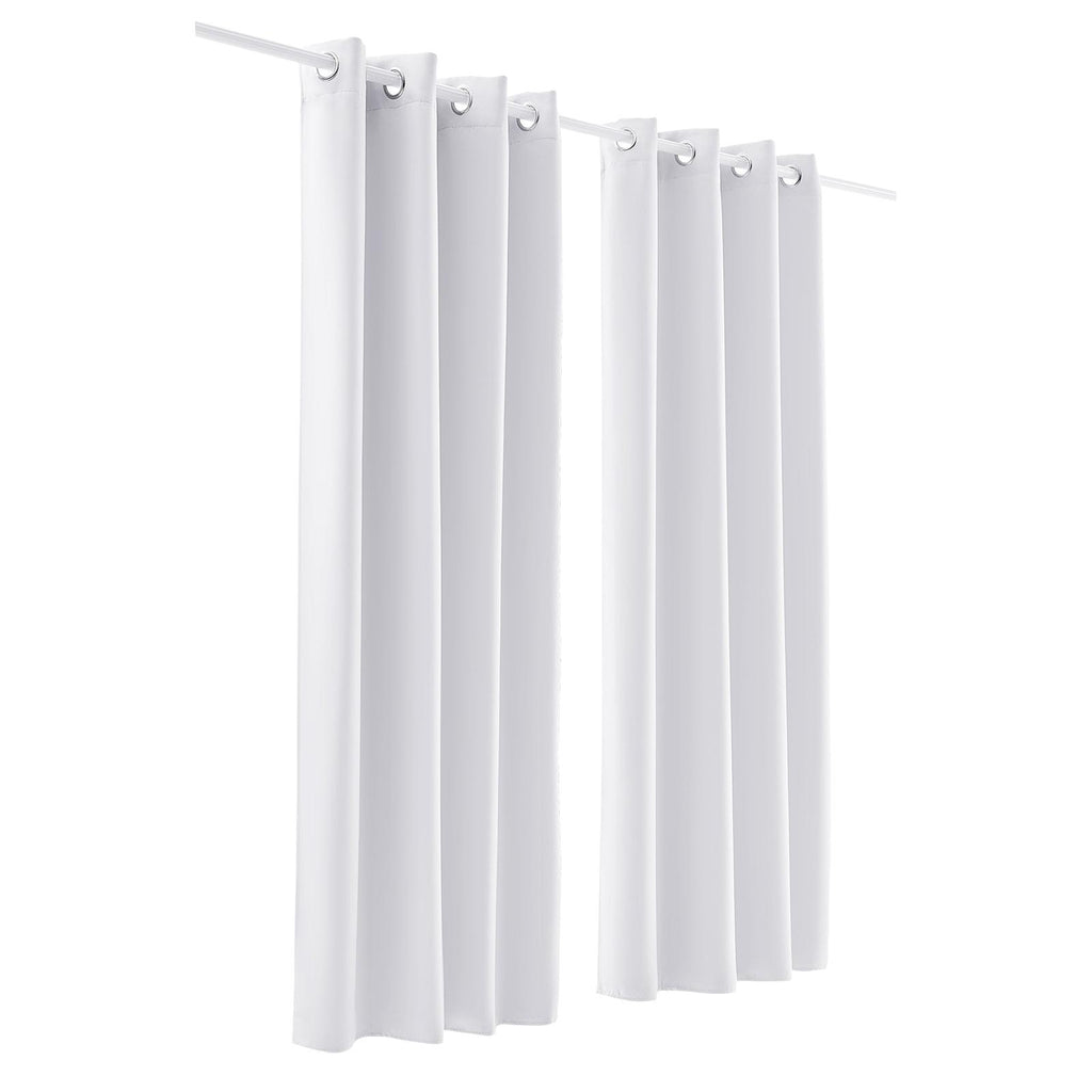 2 Set Blackout Curtain Grommet Window Panel Thermal Insulated Drapes 52x84 inch