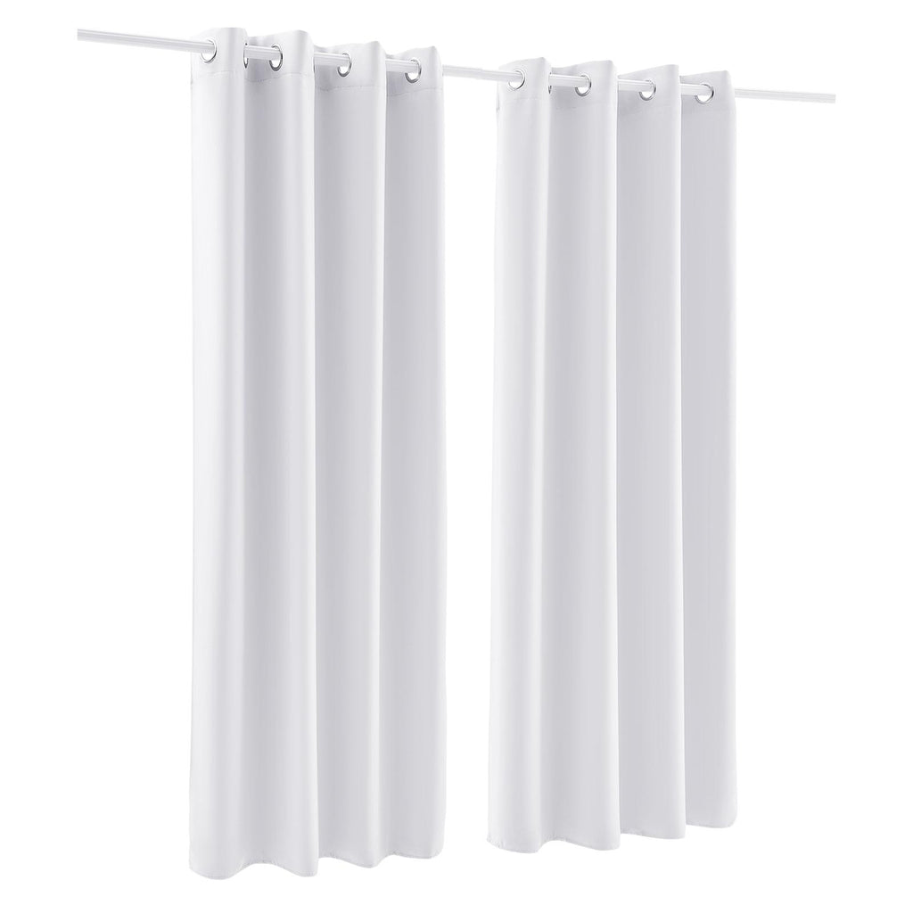 2 Set Blackout Curtain Grommet Window Panel Thermal Insulated Drapes 52x84 inch