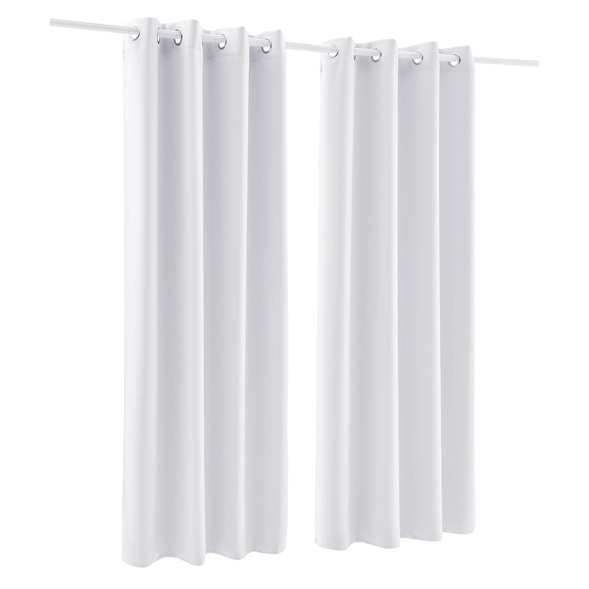 2 Set Blackout Curtain Grommet Window Panel Thermal Insulated Drapes 52x84 inch