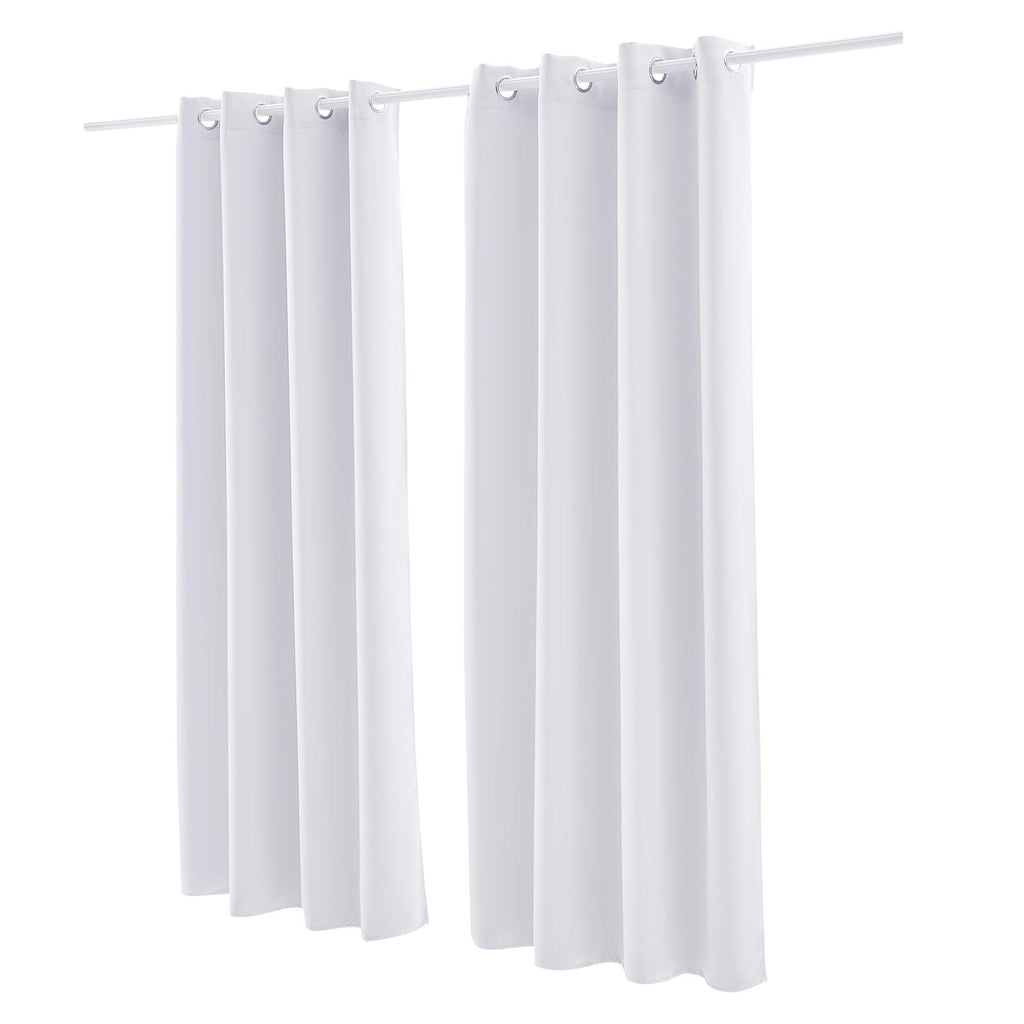 2 Set Blackout Curtain Grommet Window Panel Thermal Insulated Drapes 52x84 inch