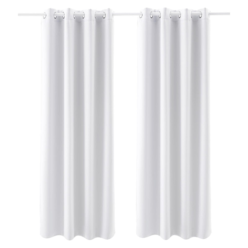 2 Set Blackout Curtain Grommet Window Panel Thermal Insulated Drapes 52x84 inch