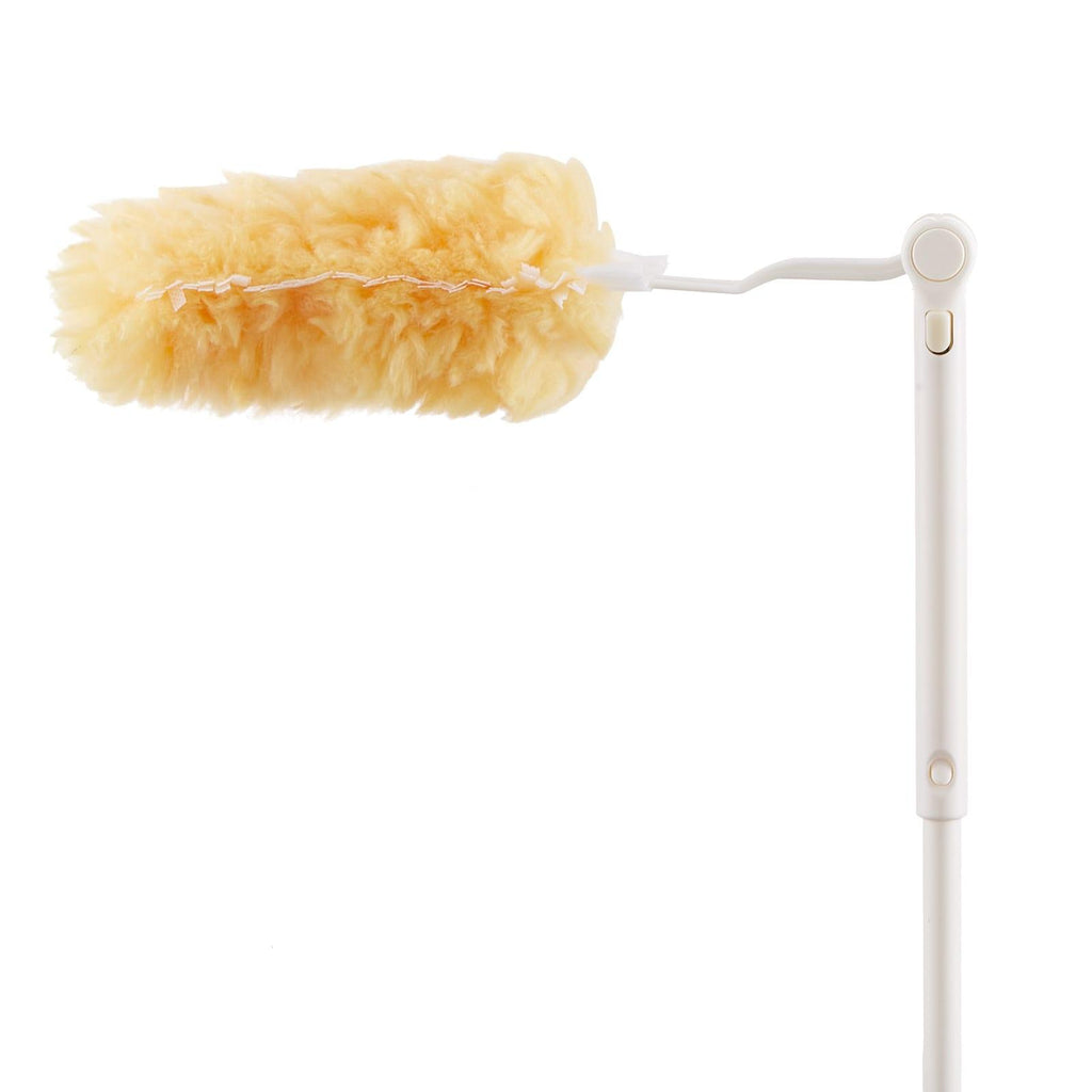 Heavy Duty Duster, 3ft Extendable Handle, 10 Refills, Reusable Non-Woven Fabric 360° Cleaning Kit for Furniture, Blinds, Ceiling Fans, Walls, Corners
