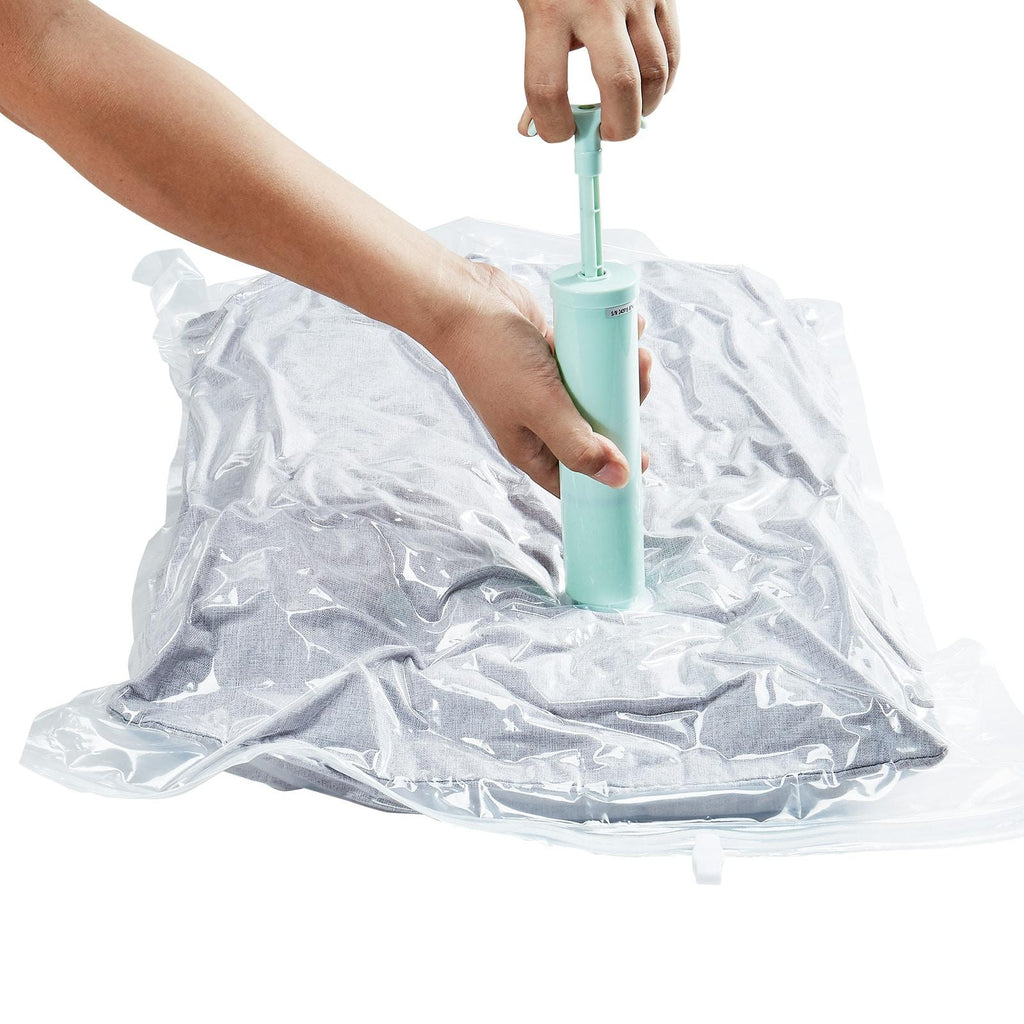 Vacuum Storage Bags, 20 Pack (4 Jumbo/4 Large/4 Medium/4 Small/4 Roll), Space Saver Airtight Seal Bags with Hand Pump for Clothes, Bedding, Travel