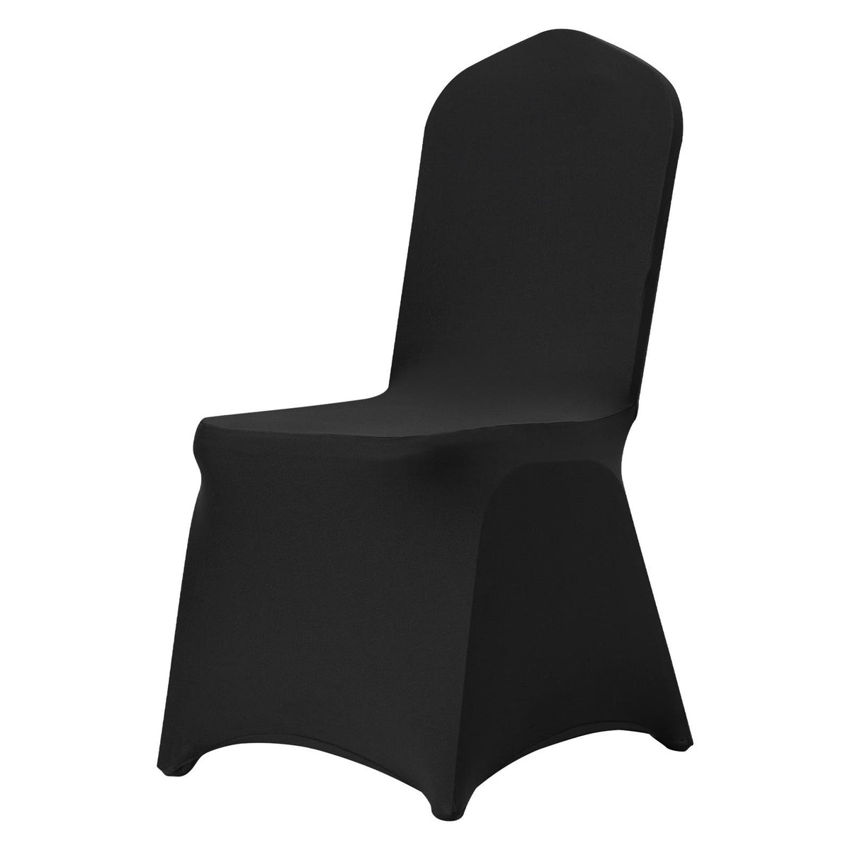 30 PCS Black Stretch Spandex Folding Chair Covers, Universal Fitted Washable Slipcovers for Wedding, Party, Banquet, Holiday, Celebration, Dining